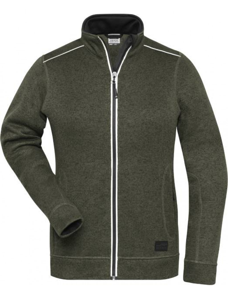 Jachetă de lucru tricotată din fleece pentru femei - Uni